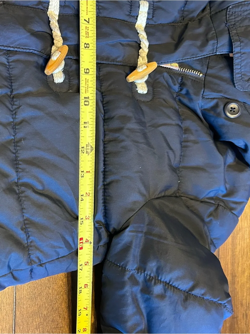Boden Girls Puffer Coat Size Y 9-10 Navy Blue Hooded